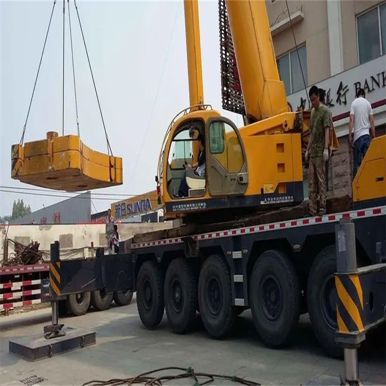 虎门镇当地吊车出租|机器吊装|75吨|工厂搬迁服务